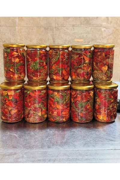Ortaklar Yöresel Gıda Baharatlı Kuru Domates Mezesi - 660cc - Acısız