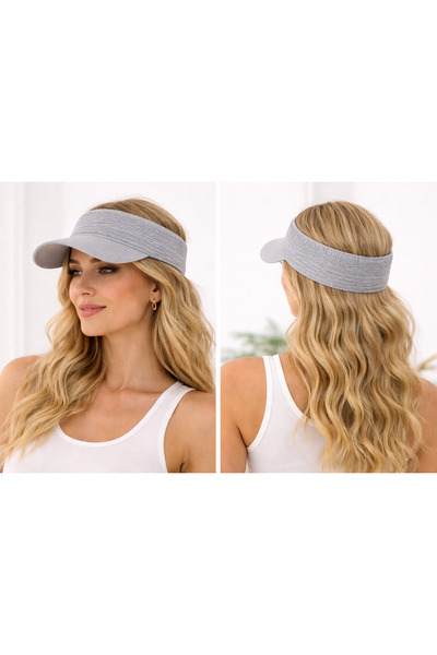 kuru 🌈   Lumière Flex – Stylish Visor Hat with Knitwear Look and Uv Protection