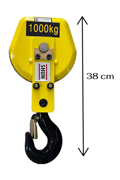 HİSTİCARET 1 TON 2/1 DONANIM VİNÇ KANCA BLOĞU 6-12 MM HALAT