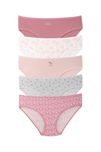 Dominant Women's Multicolored 5-Piece Cotton Panties