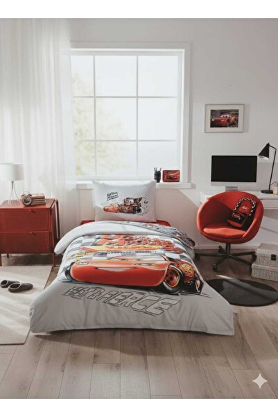 AKGHOME Özdilek Disney Cars Şimşek McQueen Arabalar Nevresim Takımı