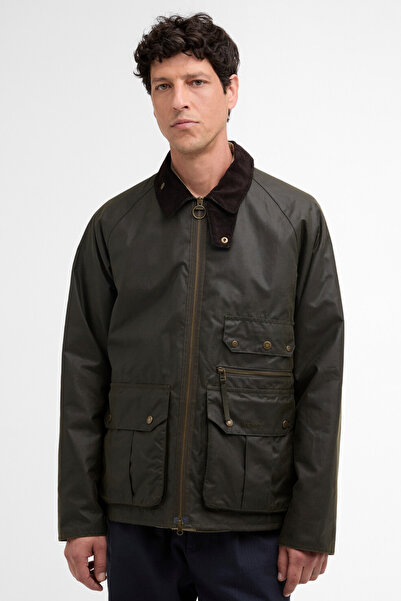 Barbour Re-Engineered Blackett Spey Yağlı Ceket OL99 Archive Olive
