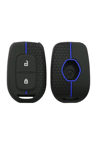 AUTOTOB Husa cheie auto AUTOTOB®, Dacia Logan, Sandero, Duster, Spring, negru...