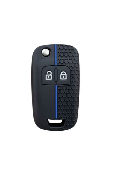 AUTOTOB Husa cheie silicon tip briceag Opel, AUTOTOB®, model sport, negru/alb...