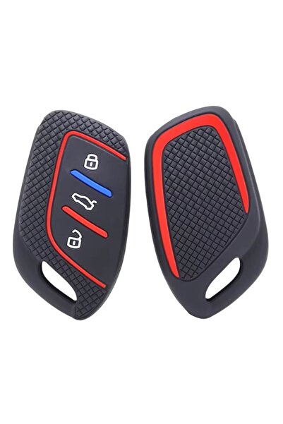 AUTOTOB 3-button key cover MG HS, ZS, EHS, MG4, MG3, AUTOTOB®, black/multicolor