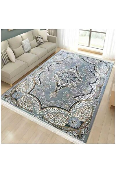 smart home Luxury Padded Velvet Rug – Non-Slip Elegant Living Room & Majlis L...