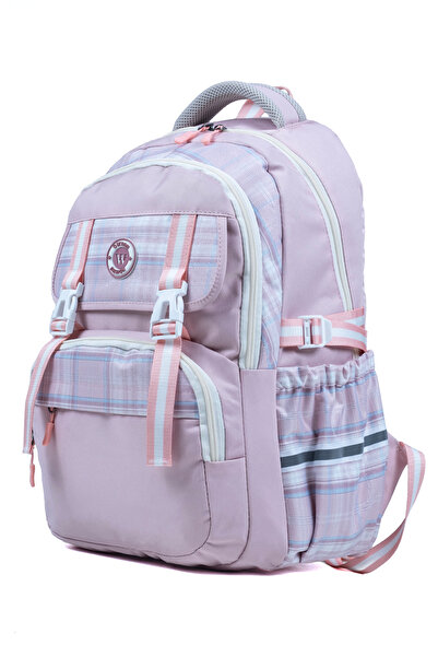 Probag Powder Pink School Bag with 4 Compartments, Orthopedic Back Support, W...