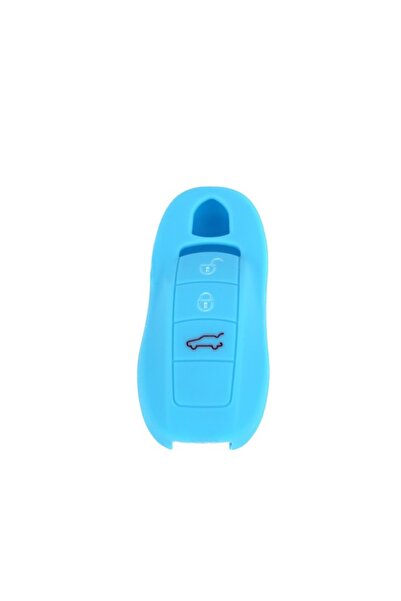 AUTOTOB Porsche keyless key case, silicone, AUTOTOB®, light blue