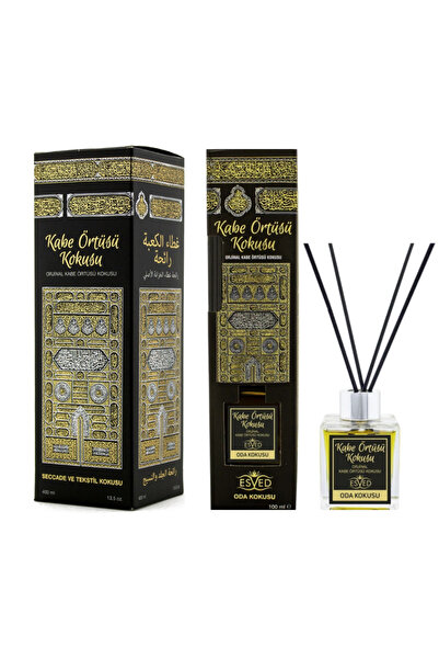 ESVED Kabe Örtüsü Kokusu Sepeti (400 ml Sprey Premium + 100 ml Çubuklu Oda Ko...