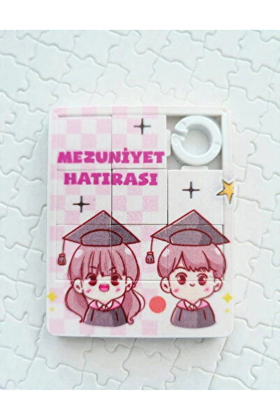 heptex Mezuniyet Hatırası Mini Yapboz – 6x7,5cm 5 Adet