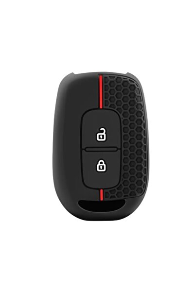 AUTOTOB Husa cheie auto AUTOTOB®, Dacia Logan, Sandero, Duster, Spring, negru...