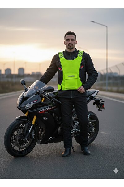 PRORIDER Reflektörlü Motorcu Yeleği Universal
