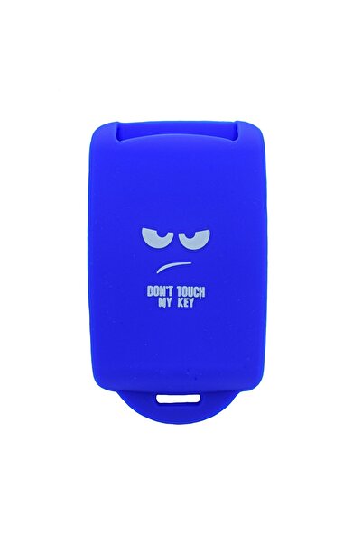 AUTOTOB Husa cheie keyless Renault/Dacia, model "Don't touch my key", albastr...