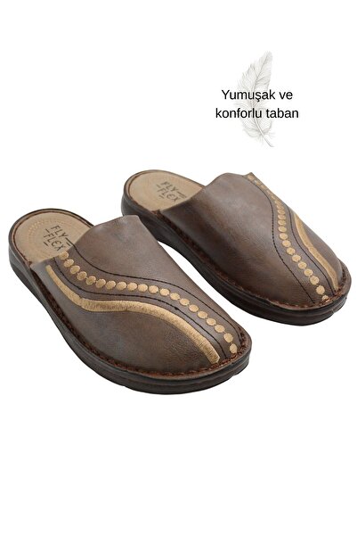 BGL Men's Mink Orthopedic Home Slippers – Embroidered Casual Home Slippers