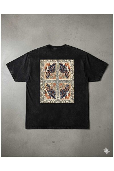 ZEMLİYA Tricou supradimensionat cu imprimeu grafic – Stil casual streetwear, ...