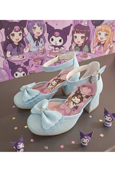 Surpie Shoes Παιδικά παπούτσια με τακούνι, Παπούτσια με σχέδιο Kuromi, Παιδικ...