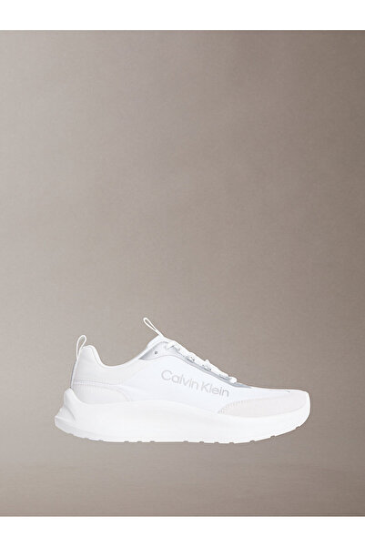 Calvin Klein Dámské/Dívčí tenisky v zářivě bílé/stříbrné barvě