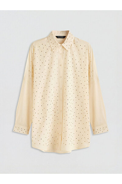 LC Waikiki Peak New Season Stoned Oversize Women's Shirt Tunic