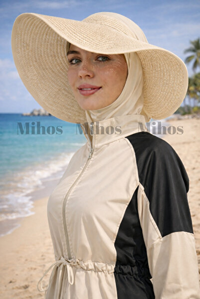 Mihos Women's Foldable Bowknot Straw Visor Hat |   Uv Protection Wide Brim Be...