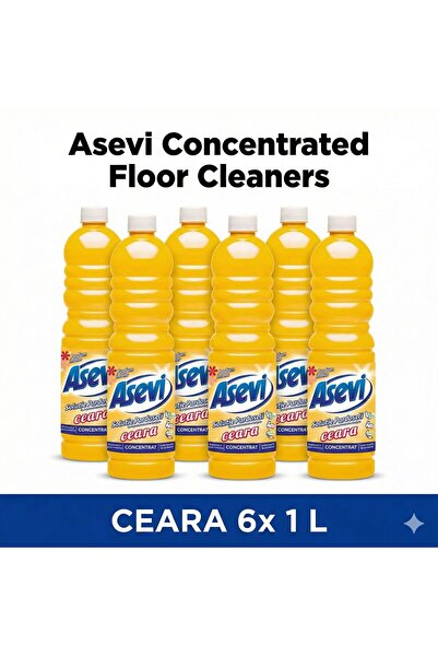 ASEVI Soluție Pardoseli Ceară 1L X6