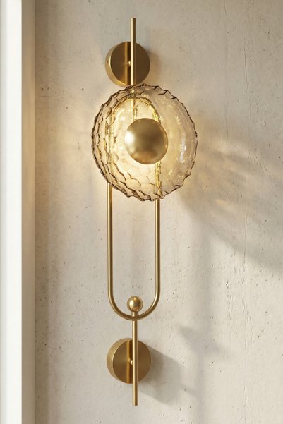 Renkoled Aydınlatma Modern Decorative Design Glass Led Sconce, Led Wall Sconce, Glass Sconce.