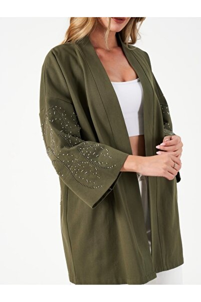 Store Taş İşlemeli Kimono Ceket