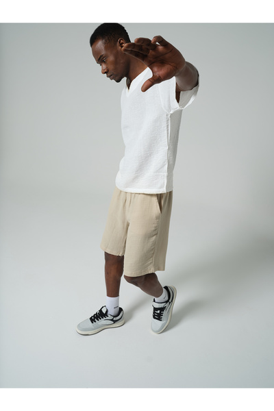 Domoda 100% памучен муселин, удобни мъжки шорти @Ronin