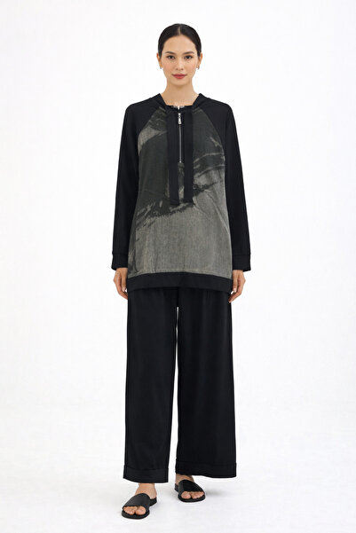 FUAT GÜRSEN Ribbon Detailed Ethnic Pattern Double Set