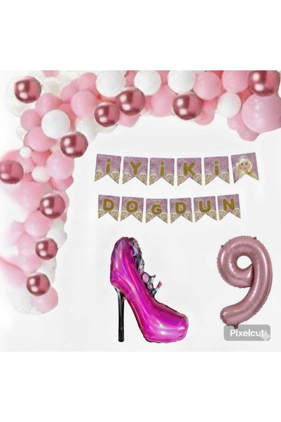 Mehca Barbie Foil 9 Year Old Birthday Concept