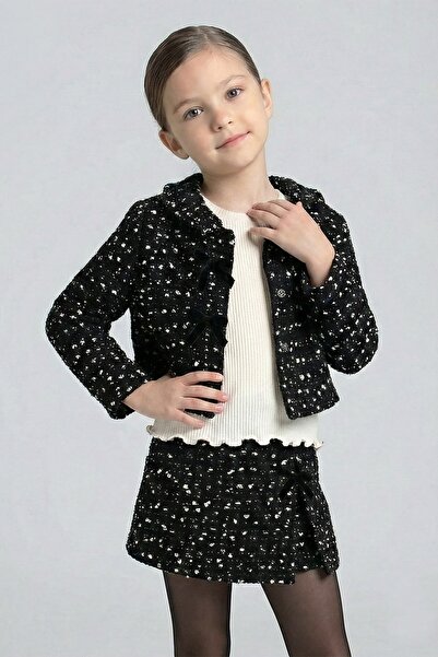 DMB BOYS & GIRLS Set cu fustă și pantaloni scurți pentru fete, 95% bumbac, cu...