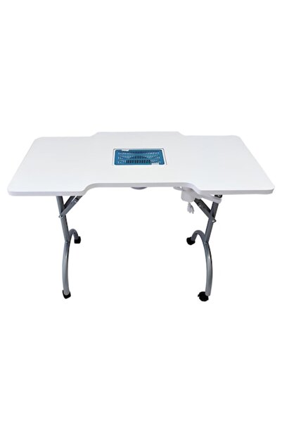 ZoePRO COOL Masă de manichiură cu aspirator încorporat și roți - 94 x 41 x 70 cm