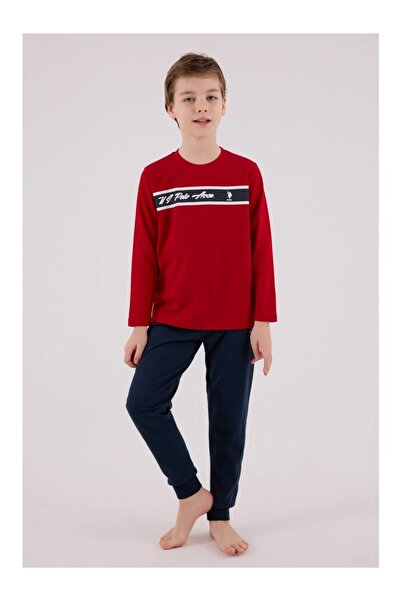 U.S. Polo Assn. Komplet pidžama za dečaka Red