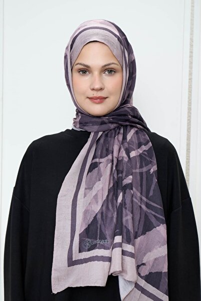 Modakaşmir Șal din bambus cu model în dungi