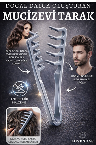 Lovendas Pro Miraculous Comb Pieptene cu grilă pentru coafarea părului cu asp...