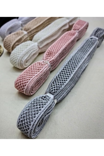 Butik Kolber Güpür Dantel 9 Metre Ekru – Gelinlik, Nişan Masası, Çeyiz ve Dek...