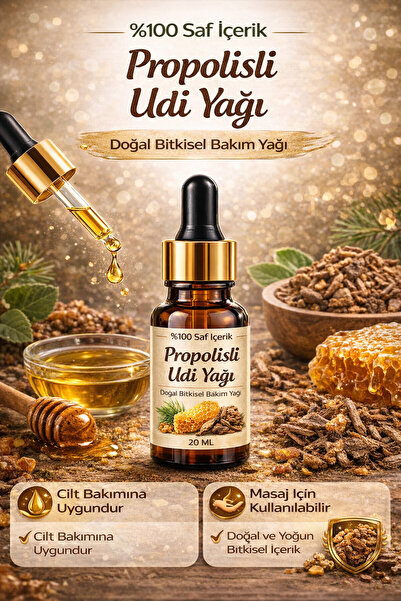 BİORGANİX Life Propolisli Udi Yağı 20 ML – Doğal Bitkisel Bakım Yağı %100 Saf...