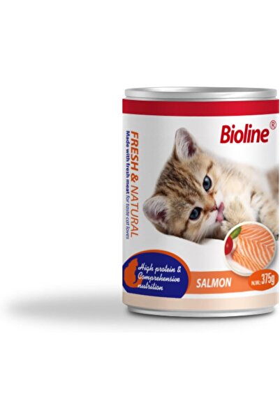 Bioline Salmon Canned Cat Food 375 g