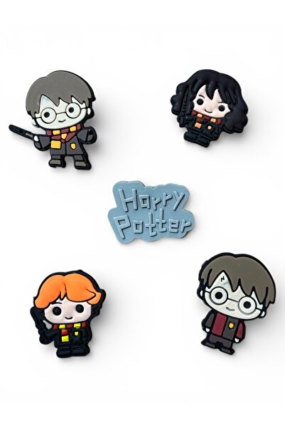 Buki'nin Atölyesi Terlik Süsü 1.KALİTE 5 li set Harry Poter ron