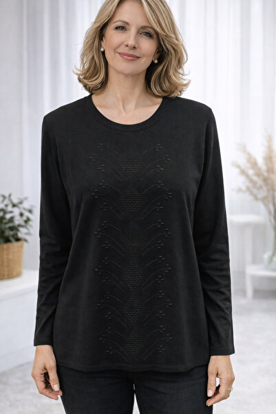 Sarıay Triko Sarıay Mercerized Crew Neck Knitwear Sweater