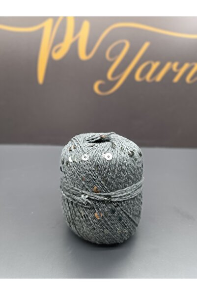 Pİ Yarn Chunky Sequin 100% Cotton Hand Knitting Yarn 50Gr