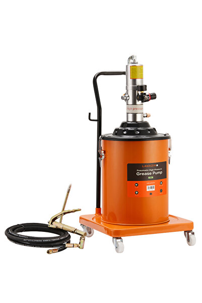 Lawazim Pneumatic High Pressure Grease Pump 40L - Air Operated Mobile Lubrica...