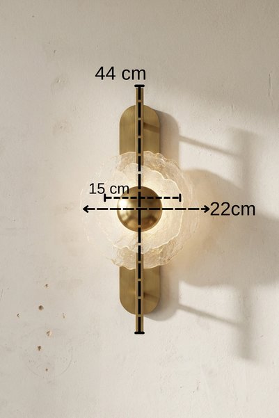 Renkoled Aydınlatma Modern Decorative Design Led Wall Sconce with Glass, Led Wall Light, Glass Sconce.