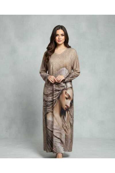 BRK جلابية بيت متعددة الالوان برسومات رائعة