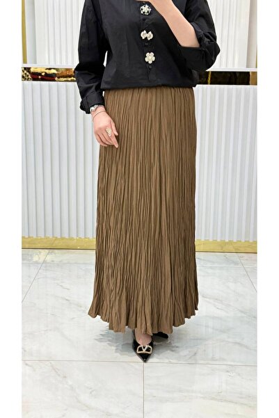 KLAPA Pilise Υφαντό Ελαστική Φούστα