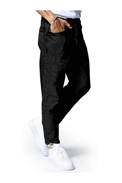 oraystore Men's Boyfriend Jean Trousers Daily Casual Loose Fit Denim Jeans Lo...