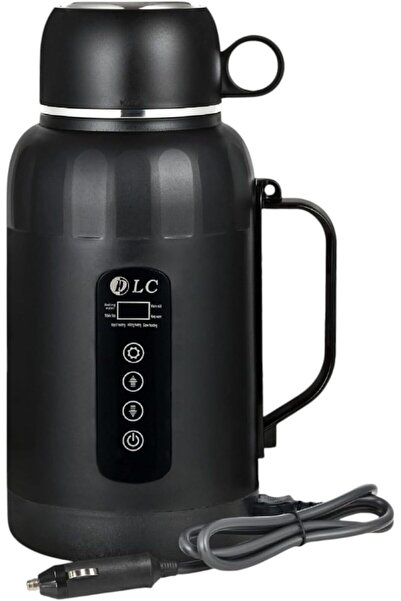 Biki Electric Kettle and Thermos for Travel 1.5L - 12V/24V Car Kettle with Di...