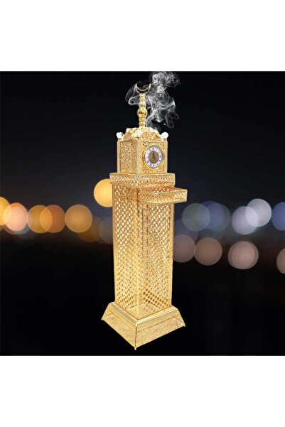Bakhoor BoSidin مبخرة كبيرة الحجم بارتفاع 105 سم، بتصميم برج الساعة الملكي، ح...