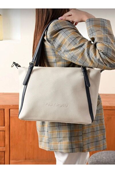 bag Women's Large Size Quality 4-Compartment Double Strap Shoulder Bag