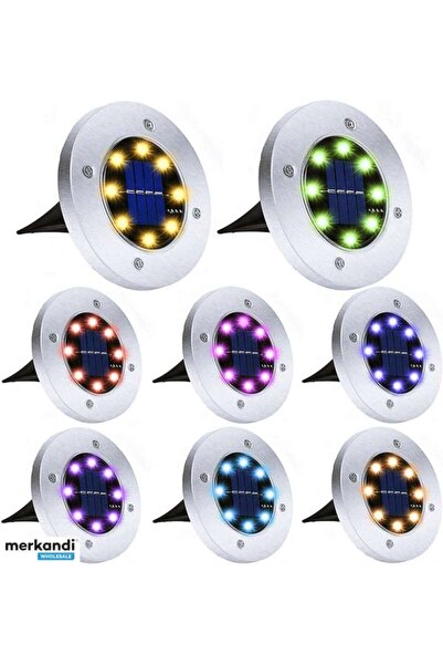 Nobrand Set de 4 lămpi solare cu 8 LED-uri