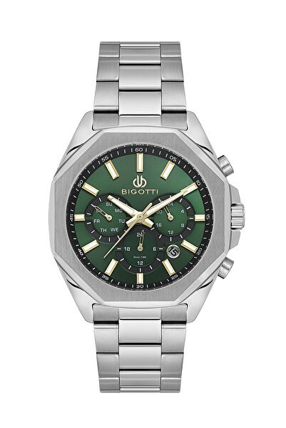 Bigotti Raffinato Silver Stainless Steel Watch for Men BG.1.10687-4
